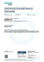 Certificazione 
UNI EN ISO 9001